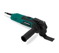 VONROC Outil Multifonction Oscillant 350W - Vitesse Variable 12 000-22 000 tr/min - Changement Rapide Sans Outil - LED Intégrée - Adaptateur Aspirateur - OT503AC