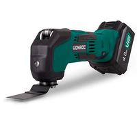 VONROC Outil multifonction oscillant sans fil VPower 20V - Batterie 4.0ah et chargeur - Accessoires et sac de rangement inclus