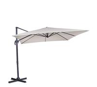 VONROC Parasol Cantilever Pisogne - 300x300cm - De Qualité Premium - Anthracite/Noir - Terrasse Extérieure, Orientable à 360° - Grande Surface d'Ombrage - Robuste et Durable - Housse Parasol Incluse