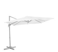 VONROC Parasol Cantilever Pisogne 300x300cm Qualité Premium Terrasse Extérieure Orientable 360° Grande Ombrage Robuste Durable Housse Incluse
