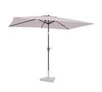 VONROC Parasol de Jardin Extérieur Rapallo 200x300cm - Parasol Rectangulaire Inclinable en Toile Protection Solaire UPF 50+ - Manivelle Anti Retour, Housse de Protection Incluse