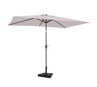 VONROC Parasol de Jardin Extérieur Rapallo 200x300cm - Rectangulaire Inclinable Toile Protection Solaire UPF 50+ Manivelle Anti Retour Housse Incluse