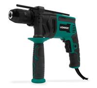 VONROC Perceuse à percussion 850W - 3000 tr/min - 48 000 coups/min - Mandrin 13 mm - Poignée latérale + butée de profondeur - Pour béton, bois, métal