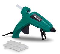VONROC Pistolet à Colle 70W - Fonction Stop-Goutte, Chauffe Rapide 3-5 min, Ergonomique avec 8 Bâtons de Colle et Sac de Rangement - Idéal pour Loisirs Créatifs et Réparations