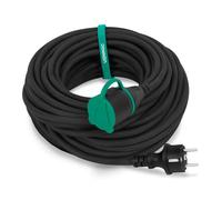 VONROC Pro Rallonge 25 m - IP44 - Câble en néoprène H07RN-F 3x1,5 mm² - avec Attache-câble