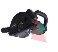 VONROC Rainureuse 1700W à laser 150mm - 2 disques diamant et sac inclus