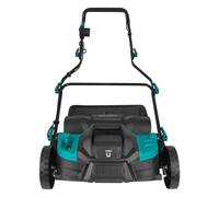 VONROC Scarificateur électrique - Aérateur de pelouse 1500 W - Profondeur de coupe réglable - Pliable - 36 cm - Avec panier collecteur de 45 l