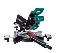 VONROC Scie à Onglet Radiale 2000W - Lame de Scie Ø 216 mm 40 Dents, Largeur de Coupe 340 mm - Laser, LED, 2 Rallonges de Table Inclus - Bras de Guidage à Double Roulement, Précision Planches Larges