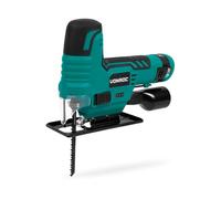 VONROC Scie sauteuse sans fil 12V - Batterie, câble usb-c et lame de scie inclus