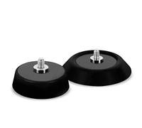 VONROC Set de plateaux de support 50mm et 75mm - Raccord M6 - Pour polisseuses - A boucles et crochets