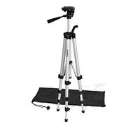 VONROC Trépied télescopique - Hauteur Ajustable 37-110cm - Universel - pour Lasers, Niveaux Lasers, etc...