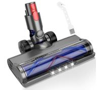 vonsera Brosse compatible avec Dyson V7 V8 V10 V11 V15, Électrique V8 Brosse Sol pour Aspirateur, 4-LED Têtes de Brosses de Rechange pour Sols Durs & Moquettes, Grises