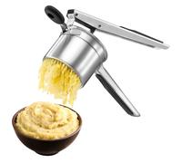 VonShef Presse-Purée - Acier Inoxydable Presse de Qualité Alimentaire avec Poignée en Silicone - pour Fruits et Légumes - Passe au Lave-Vaisselle