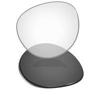 Vonxyz Verres photochromiques transparents de rechange pour lunettes intelligentes Ray-Ban Meta Headliner RW4009 (50 mm) pour femme, faciles à installer, Activation photochromique noire transparente