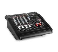 Vonyx Table de mixage 5 canaux AM5A – Amplificateur intégré 2x500W, DSP, BT, USB/SD/MP3