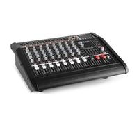 Vonyx Table de mixage AM8A 8 canaux – Amplificateur 1000 W, Bluetooth, MP3/USB/SD, 16 effets