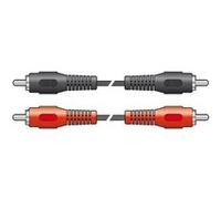Vonyx Câble Audio 2RCA - 1,2m Noir