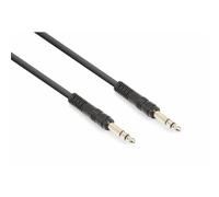 VONYX Câble Audio Cordon Jack 6,35 Stéréo/Jack 6,35 Stéréo - 3m - Idéal pour Relier votre Table de Mixage, vos Enceintes, Guitares…