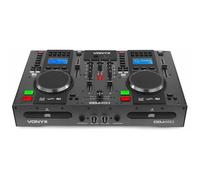 Vonyx CDJ450 - Double Lecteur CD/MP3/USB/Mixeur avec Bluetooth, 2 Canaux, Fonctionnalité Auto-Cue, Molettes Intégrées, Sorties Master et Record, Parfait pour DJ Amateurs ou Professionnels