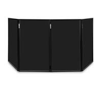 Vonyx Écran DJ DB2B Lycra Noir 280 x 120 cm, dépliable et facile à installer
