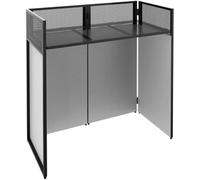 Vonyx Support DJ repliable DB4 PRO - Table DJ 101x50 cm - H94 cm - 25 kg max - Noir