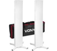 Support d'enceinte Vonyx DP165 Set de Pied d'Enceinte avec 2x Housses en Lycra