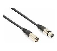 Vonyx DMX Cordon DMX XLR Mâle/XLR Femelle - 3m Noir G