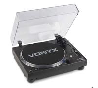 Platine vinyle DJ Vonyx DT3000 à Courroie - Cellule Audio-Technica - Noir Noir