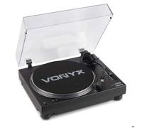 Vonyx DT6000 - Platine Vinyle DJ Direct Drive avec Cellule Audio-Technica - Entrainement Direct pour Mix et Scratch