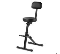VONYX GST15 Tabouret de Guitariste avec Dossier Réglable 5 Hauteurs 100kg
