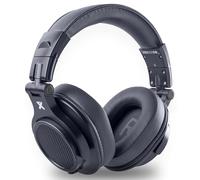 VONYX HDX120DB Casque DJ Bleu, Casque Audio Filaire Pliable avec Sac de Transport, Casque pour Mix Monitoring Home Studio Confortable