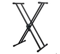 Vonyx KBS03 - Support pour Clavier en Acier avec Double X-Frame Robuste, Hauteur Réglable, Verrouillage rapide