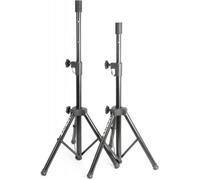 Vonyx LS02K - Set de pieds d'enceintes, livré par paire, charge maximale admissible 20kg