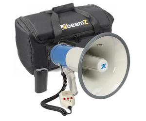 Vonyx MEG060 Mégaphone Professionnel 60W, Idéal Manifestations et Matchs Sportifs - Portée jusqu'à 1,2 km, Longue Autonomie, Micro Main, Bandoulière Incluse, Lecteur MP3