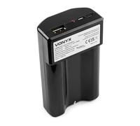 VONYX MRB12 Batterie Lithium 1,8Ah avec Chargeur 12V - Compatible avec Les Mégaphones, Longue Autonomie, Idéale pour Les Manifestations et Les Supporters
