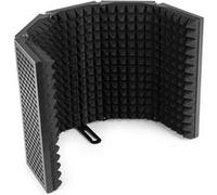 Vonyx MRF30 Panneau Acoustique pour Micro - Écran Métallique 5 Panneaux, Panneaux Latéraux Réglables et Pliables, Montage sur Pied ou sur Table, Idéal pour votre Studio d'Enregistrement