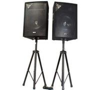 Pack Sono - VONYX - SL15 - 2x Enceintes 800W - Woofer 15 Pouces - Pieds et Sacoche Inclus