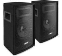 Vonyx Paire d'enceintes sono SL6 – passive 150W, woofer 6 pouces, poignées, montage sur pied