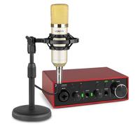 VONYX Producer Recording Set Doré - Kit Studio USB Complet avec Micro à Condensateur + Interface Audio | Home-Studio, Podcast, Streaming, Chant & Création Musicale