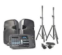 PSS302 Sono Portable 10 SD/USB/MP3/BT avec Pieds