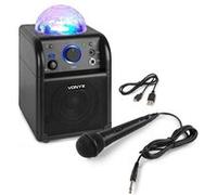 Vonyx Sbs50b Enceinte Karaoké Avec Microphone - Noir Noir
