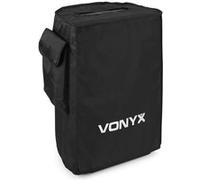 Vonyx SC10 - Housse de protection pour enceinte 10" VSA avec compartiment accessoires | Noir, Nylon résistant pour transport et stockage