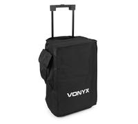 Vonyx Housse d'enceinte SC12B 12 pouces – Protection contre la poussière, poche latérale – Noir