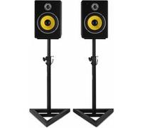 Vonyx Set de 2 Pieds d'Enceintes de Monitoring Réglables