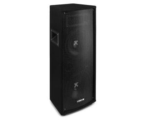 VONYX SL28 Enceinte Passive 800W avec Double Woofer 8 Pouces, Système Bass-Reflex 2 Voies, Tweeter Piézo, Poignées Intégrées, Idéal pour DJ et Fêtes à Domicile