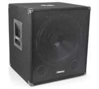VONYX SMWBA15 Caisson de Basse 600W - Subwoofer Bi-Amplification 15" - Sorties Amplifiées - Mixage Intégré - Echo Mode - Connectique Speaker - Infra-Grave - Caisson de Basse pour DJ