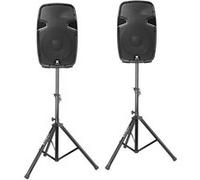 VONYX SPJ-1200A 12" 1200W avec Pieds - Ensemble Puissant, Idéal pour Les Débutants et Animer Vos Soirées