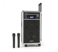 Vonyx ST-100 MK2 Système sono portable Bluetooth CD USB SD MP3 Batterie UHF