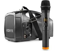 Vonyx Amplificateur de voix portable ST014 – 30W RMS, micro main, USB, batterie rechargeable
