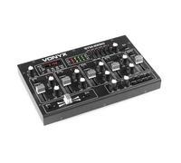 Vonyx STM2290 Table de Mixage DJ 8 Canaux, Entrée USB, Bluetooth, 8 Effets sons Individuels, Equalizer 5 Bandes, Entrée Micro et Sortie Casque, Écran LCD